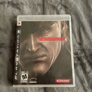 METAL GEAR4 PlayStation Game